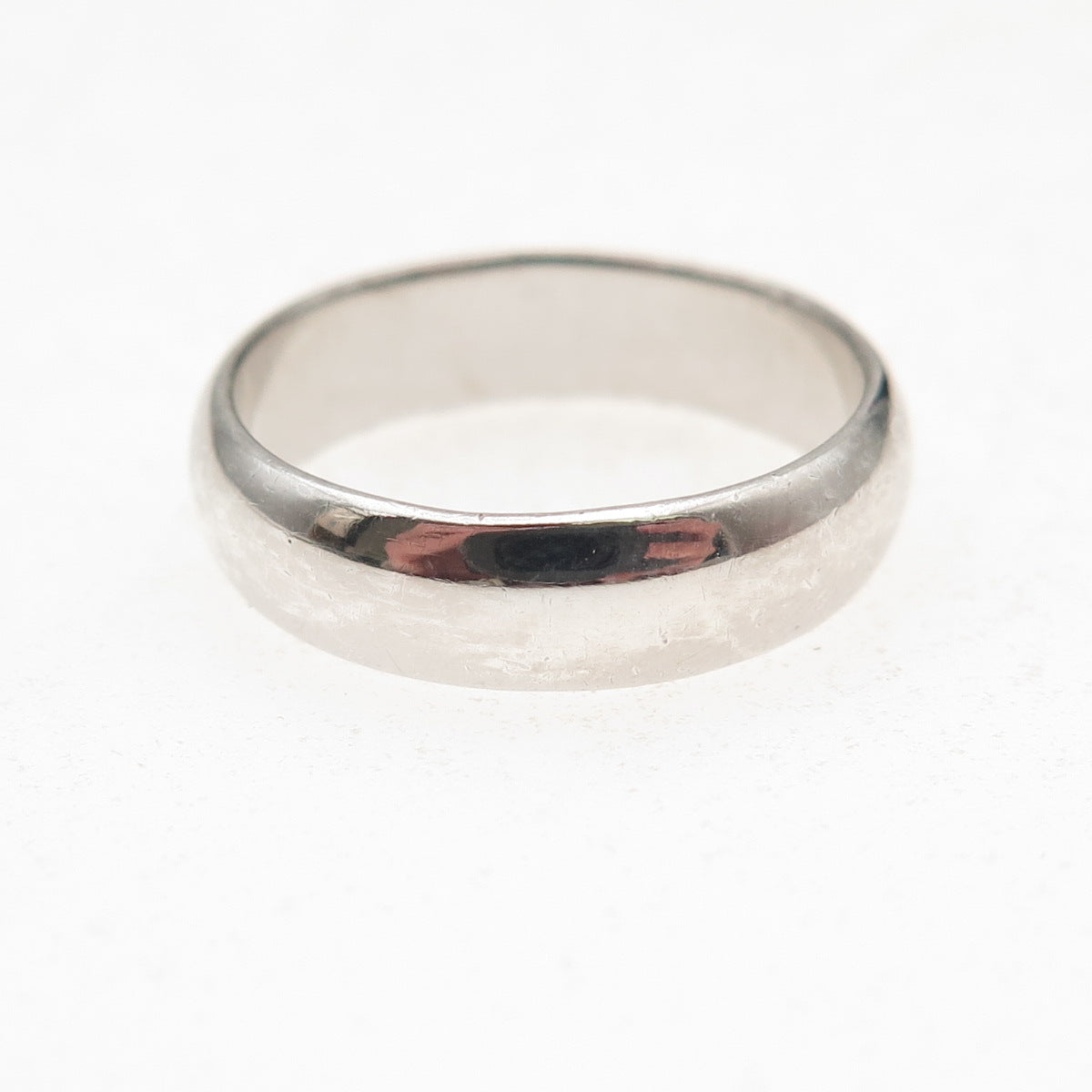 Chapal Zenray 925 Sterling Silver Vintage Classic Wedding Band Ring Size 6.75