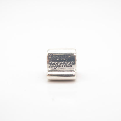 925 Sterling Silver Pandora "Forever Together" Bead Charm