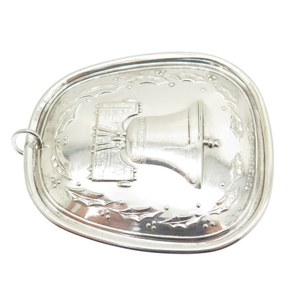TOWLE 925 Sterling Silver Vintage 1976 Liberty Bell Ornament