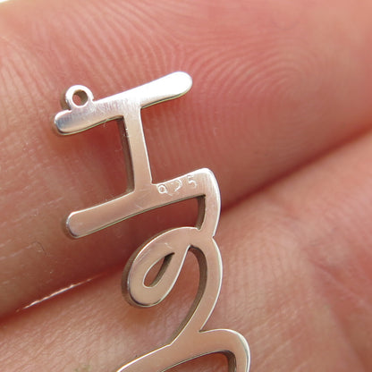 925 Sterling Silver "Helena" Personalized Centerpiece Pendant