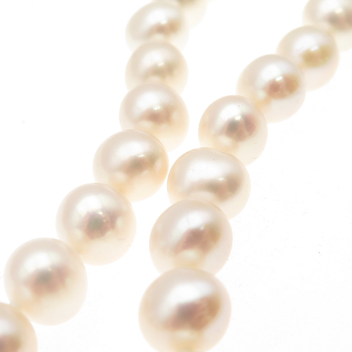 RL Richline 925 Sterling Silver Vintage Real Pearl Beaded Necklace 18"