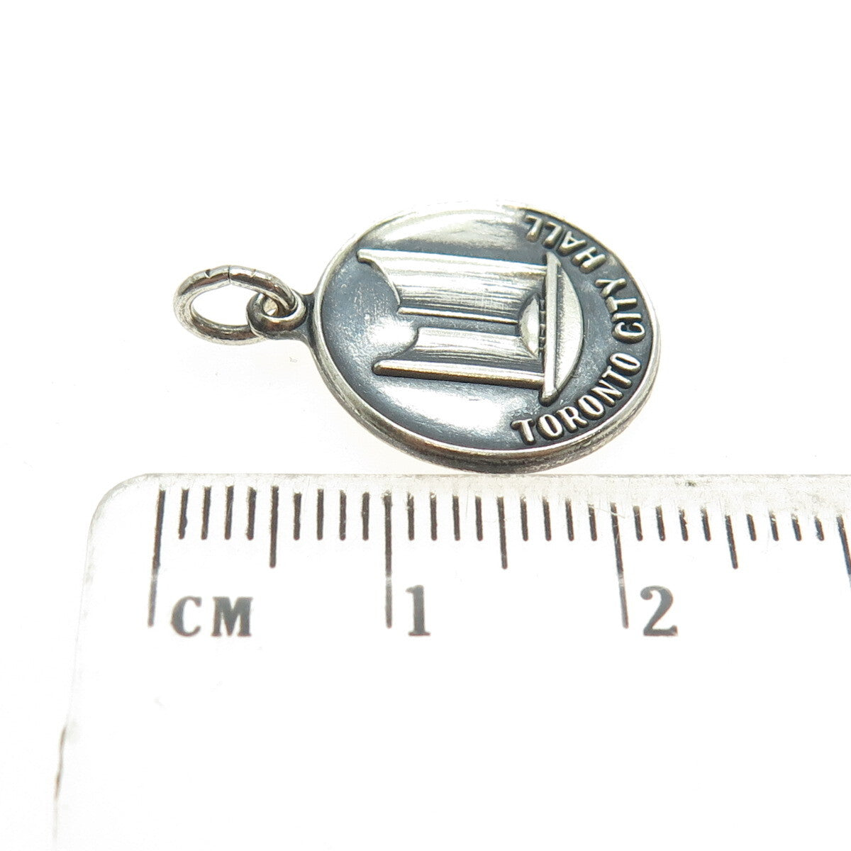 BMCO 925 Sterling Silver Vintage Toronto City Hall Charm Pendant