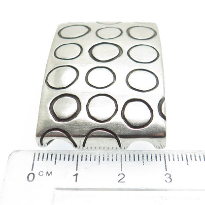 LISA JENKS 925 Sterling Silver Vintage Modernist Centerpiece Bracelet Part
