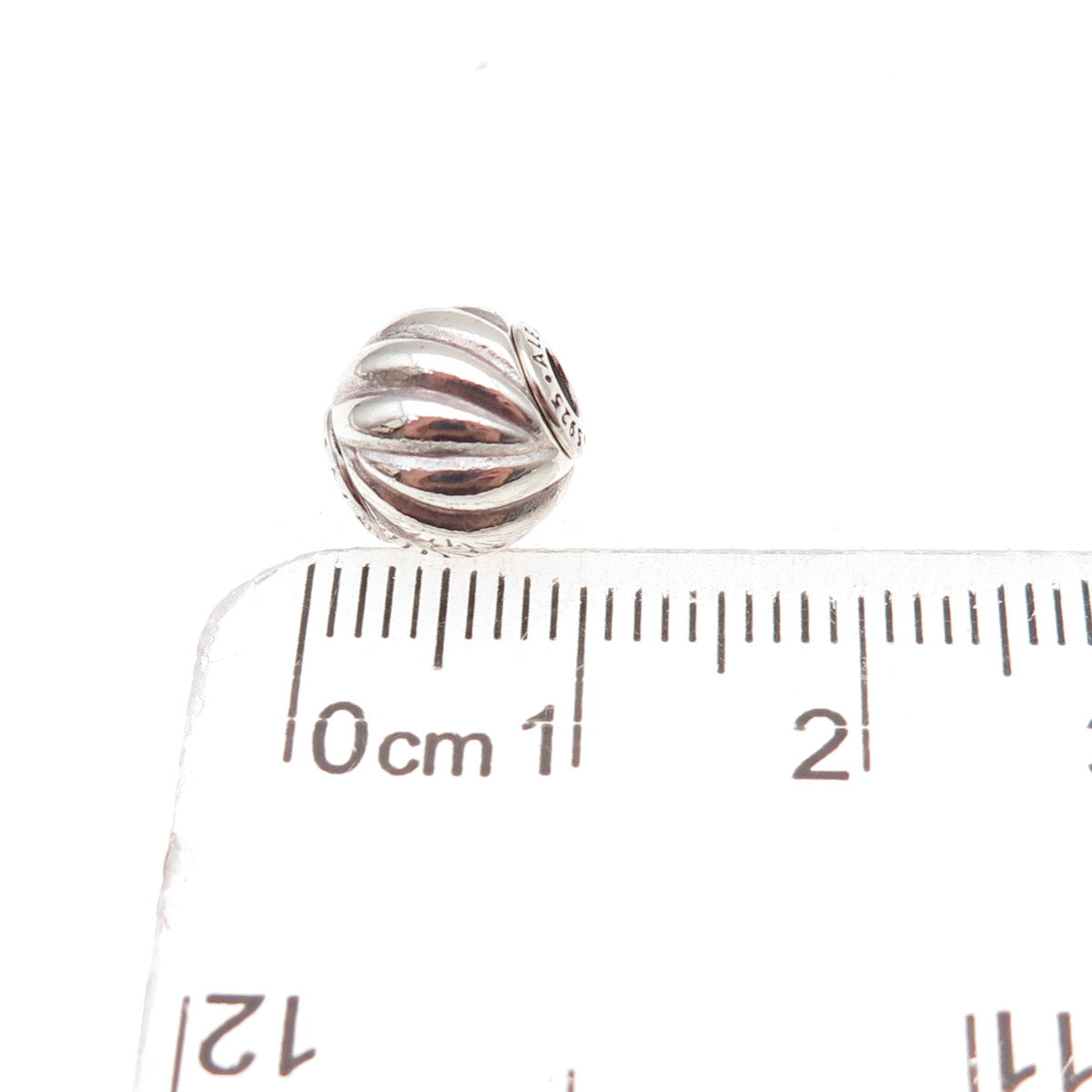 Pandora 925 Sterling Silver Essence Health Slide Bead Charm