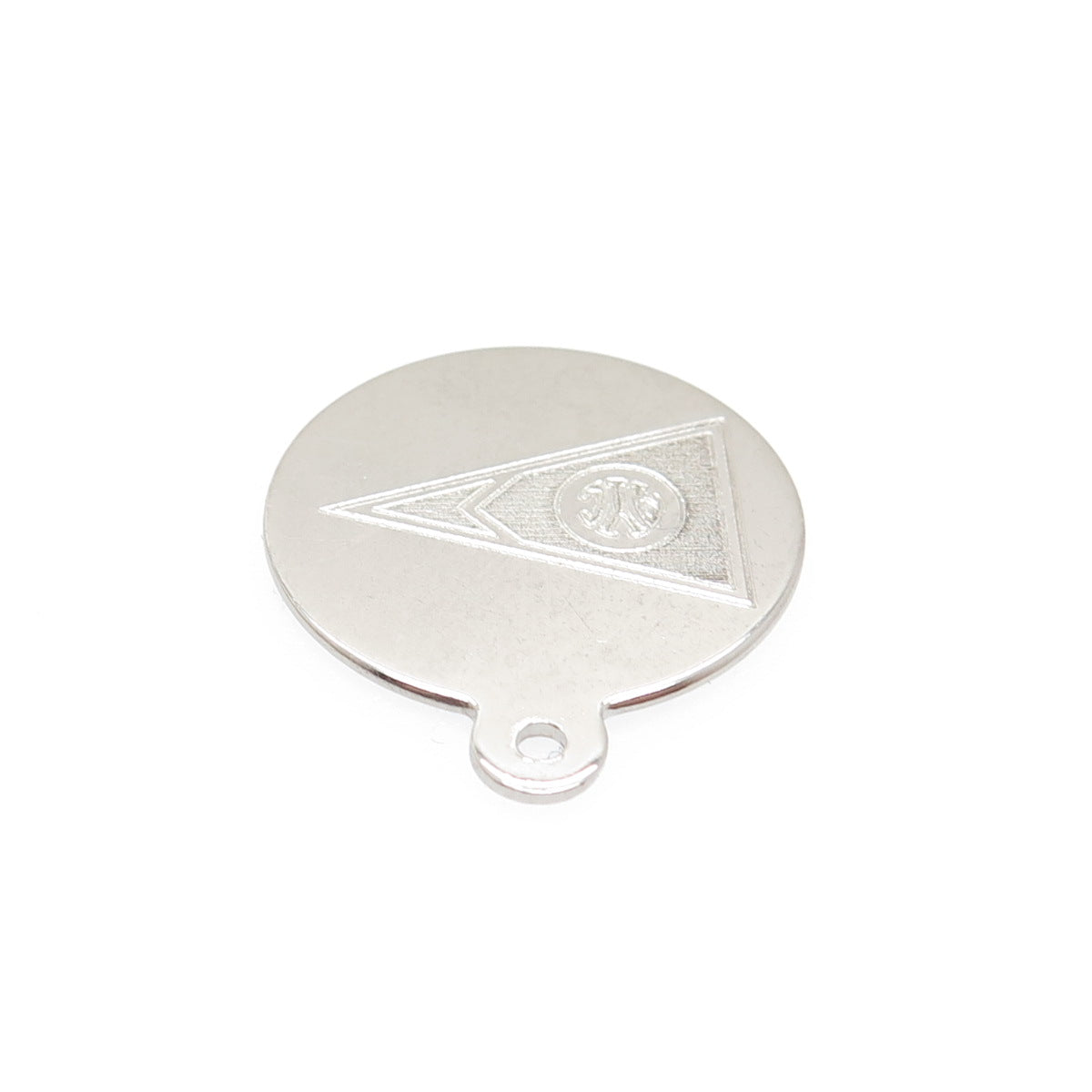 ELCO 925 Sterling Silver Vintage American Yacht Club Minimalist Charm Pendant