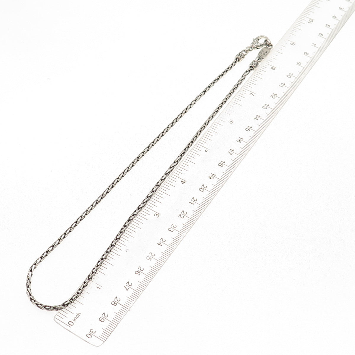 Effy 925 Sterling Silver Spiga Chain Necklace 18"