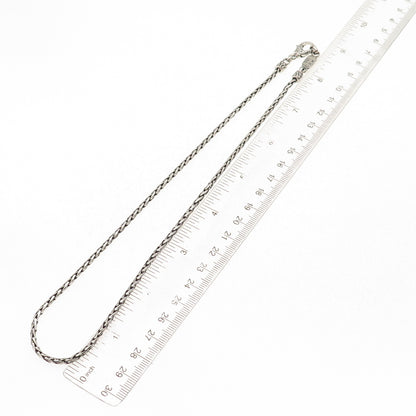 Effy 925 Sterling Silver Spiga Chain Necklace 18"