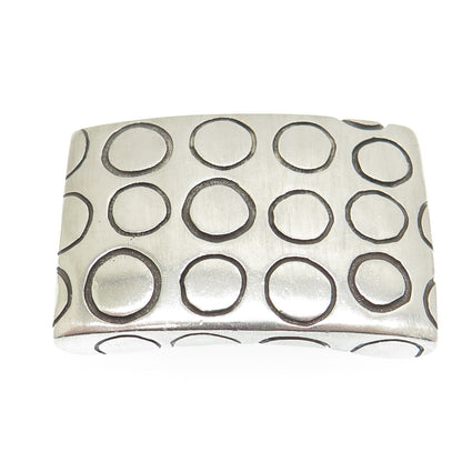 LISA JENKS 925 Sterling Silver Vintage Modernist Centerpiece Bracelet Part
