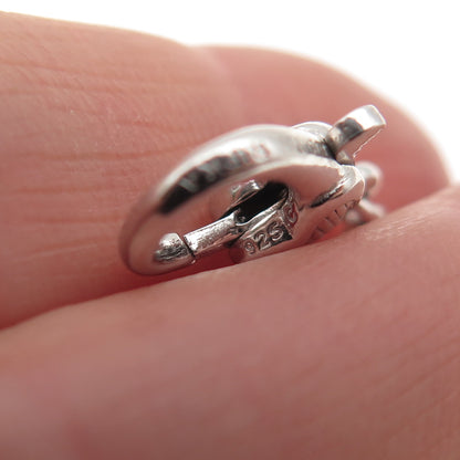 JUDITH RIPKA 925 Sterling Silver Round-Cut C Z Station Chain Necklace 36"