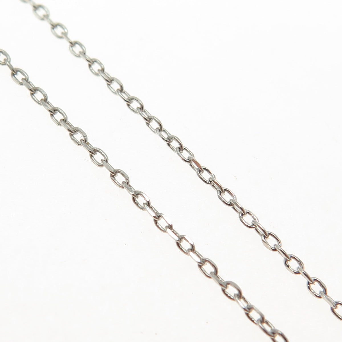 925 Sterling Silver Cable Chain Necklace 18"