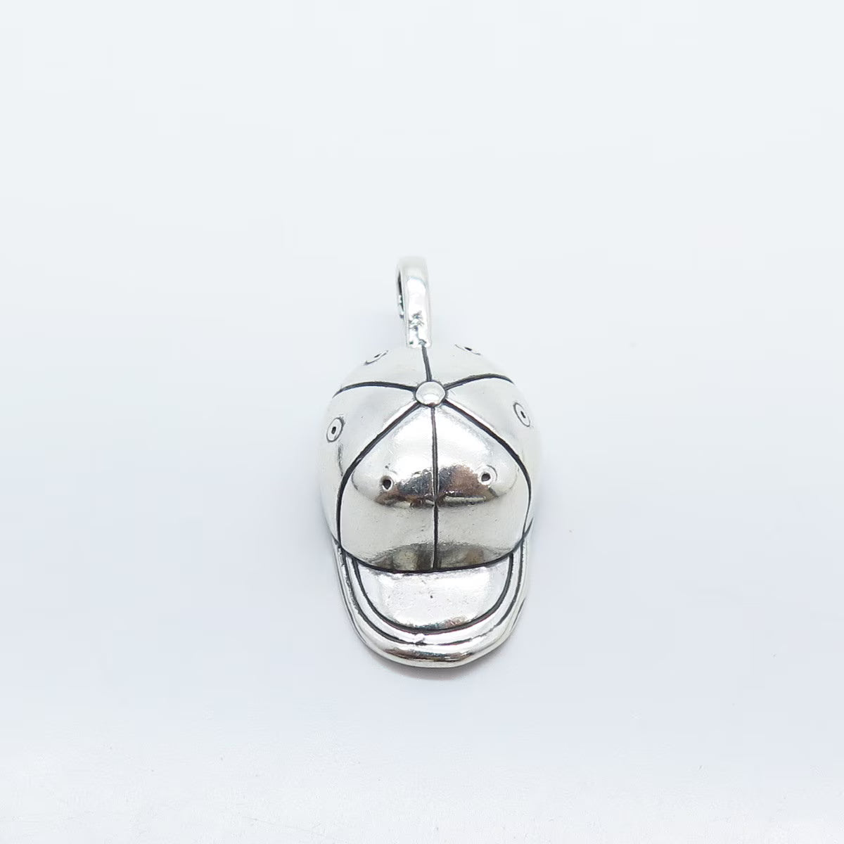 925 Sterling Silver Vintage Shube Cap Pendant