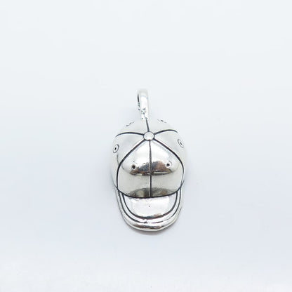 925 Sterling Silver Vintage Shube Cap Pendant