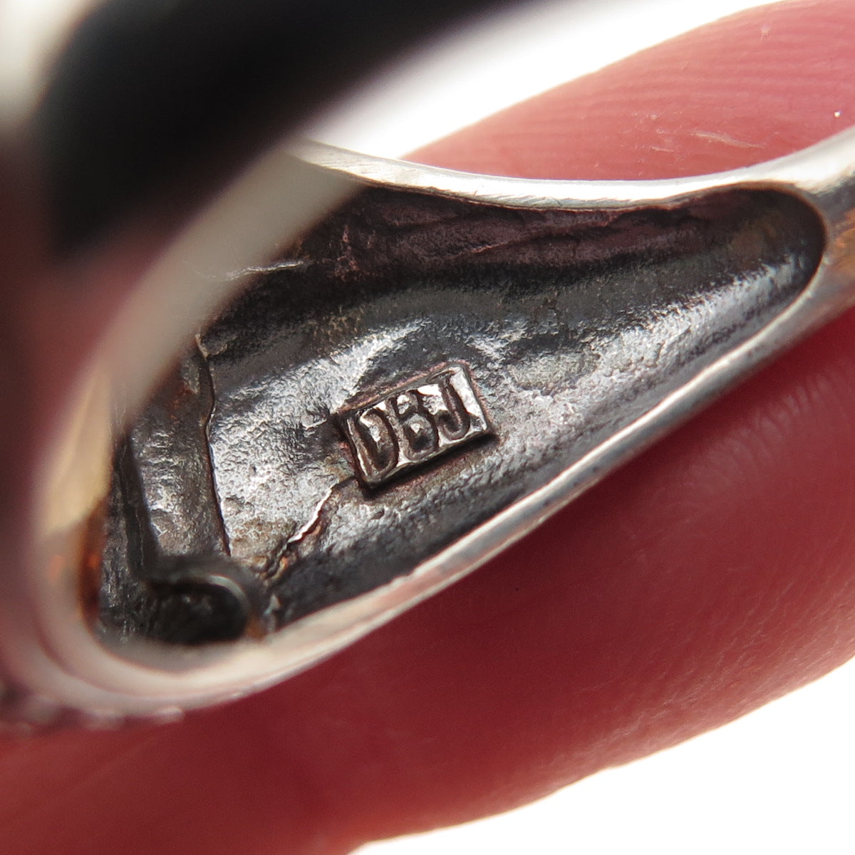 DEE BERKLE 925 Sterling Silver Vintage Imperial C Z Dotted Ring Size 8