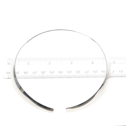 GERHARD HERBST 925 Sterling Silver Vintage Modernist Choker Necklace 14"