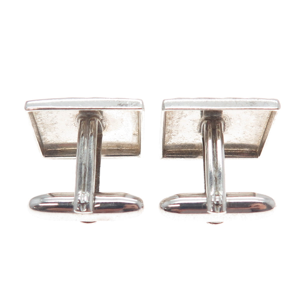 SPEIDEL 925 Sterling Silver Antique Art Deco Engraved Oval Cufflinks