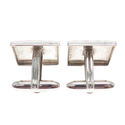 SPEIDEL 925 Sterling Silver Antique Art Deco Engraved Oval Cufflinks