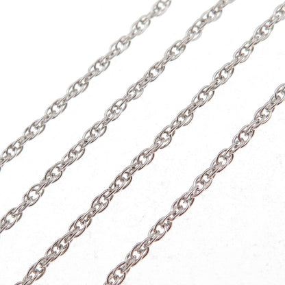 Parker 925 Sterling Silver Vintage Singapore Chain Necklace 18"