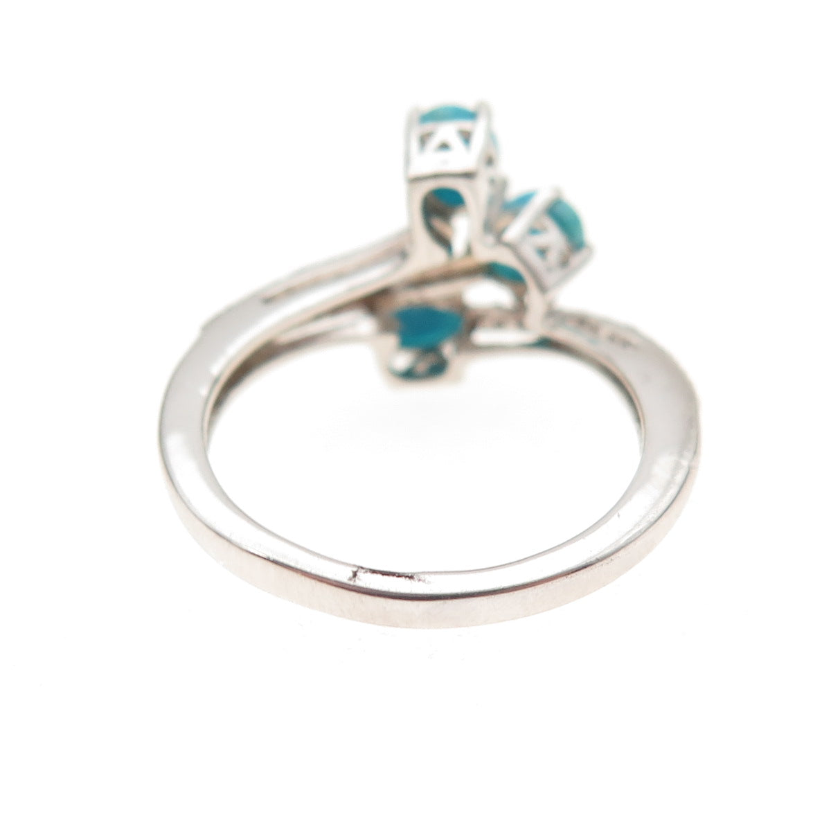 Chuck Clemency 925 Sterling Silver Real Sleeping Beauty Turquoise Ring Size 6.25