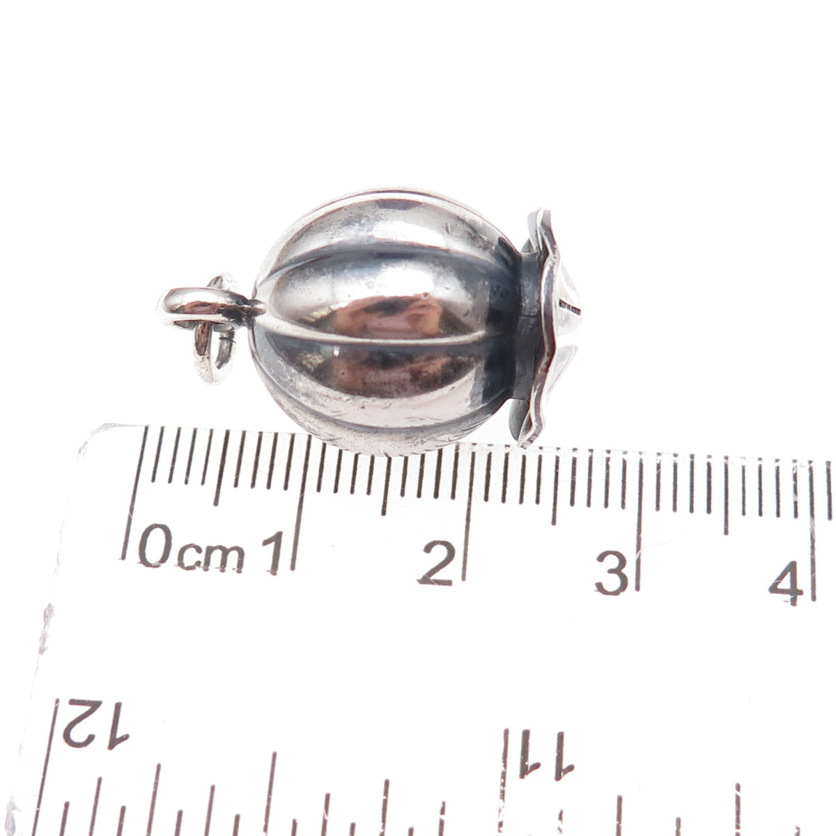 Georg Jensen 925 Sterling Silver Vintage Denmark Air Balloon 3D Charm Pendant