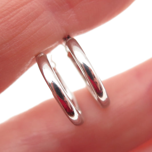 925 Sterling Silver Hoop Earrings