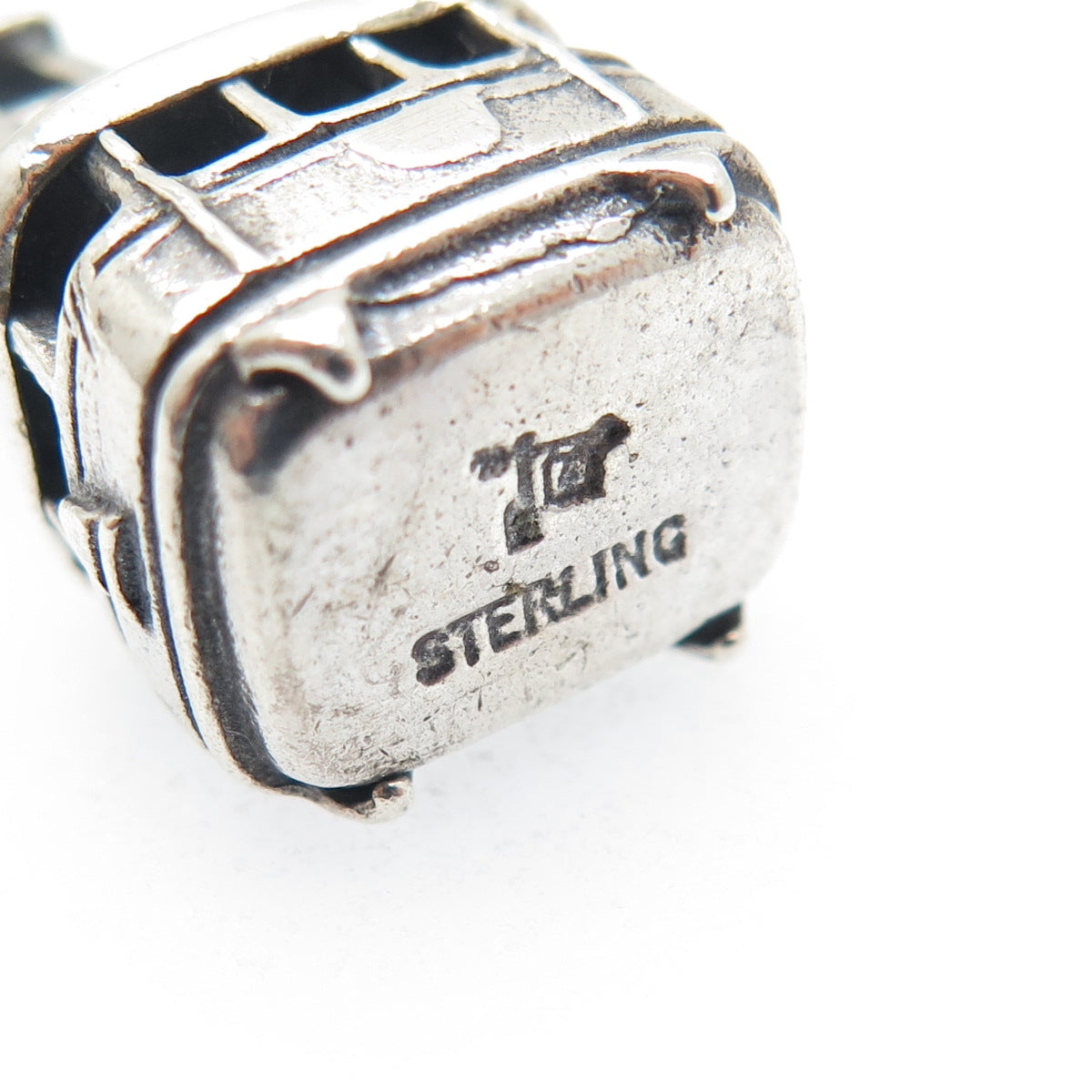 BELL TRADING 925 Sterling Silver Vintage Sandia Peak Tramway 3D Charm Pendant
