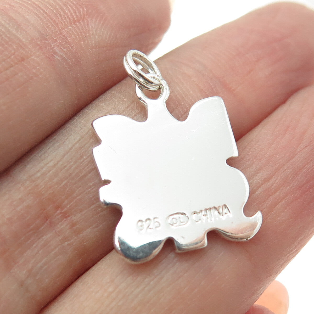 925 Sterling Silver Enamel "Big Sis" Charm Pendant