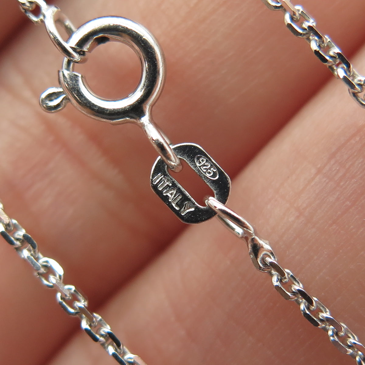 925 Sterling Silver Real Pearl & Round-Cut C Z Heart Cable Chain Necklace 16"