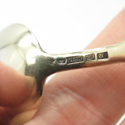 916H Silver Vintage 1950 Koruteollisuus Tillander Finland Guilloche Enamel Spoon