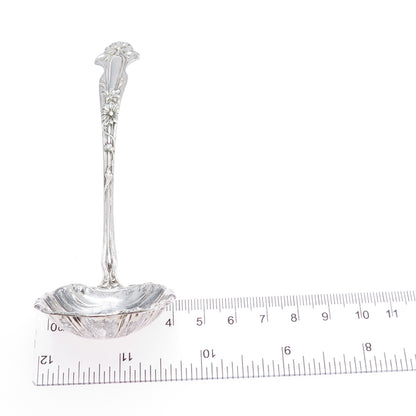 R. BLACKINTON 925 Sterling Silver Antique Art Deco Daisy Gravy Ladle