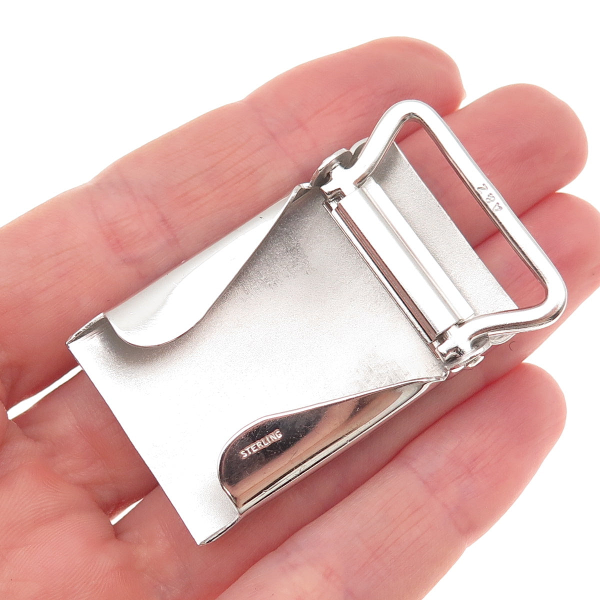 A & Z Hayward 925 Sterling Silver Vintage Belt Buckle