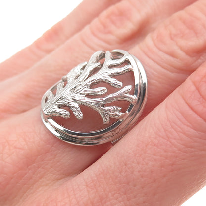 Tahara 925 Sterling Silver Vintage Tree of Life Oxidized Ring Size 9.75