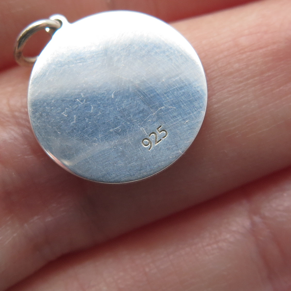 925 Sterling Silver Yellow Enamel Number 2 Lucky Dice Minimalist Charm Pendant