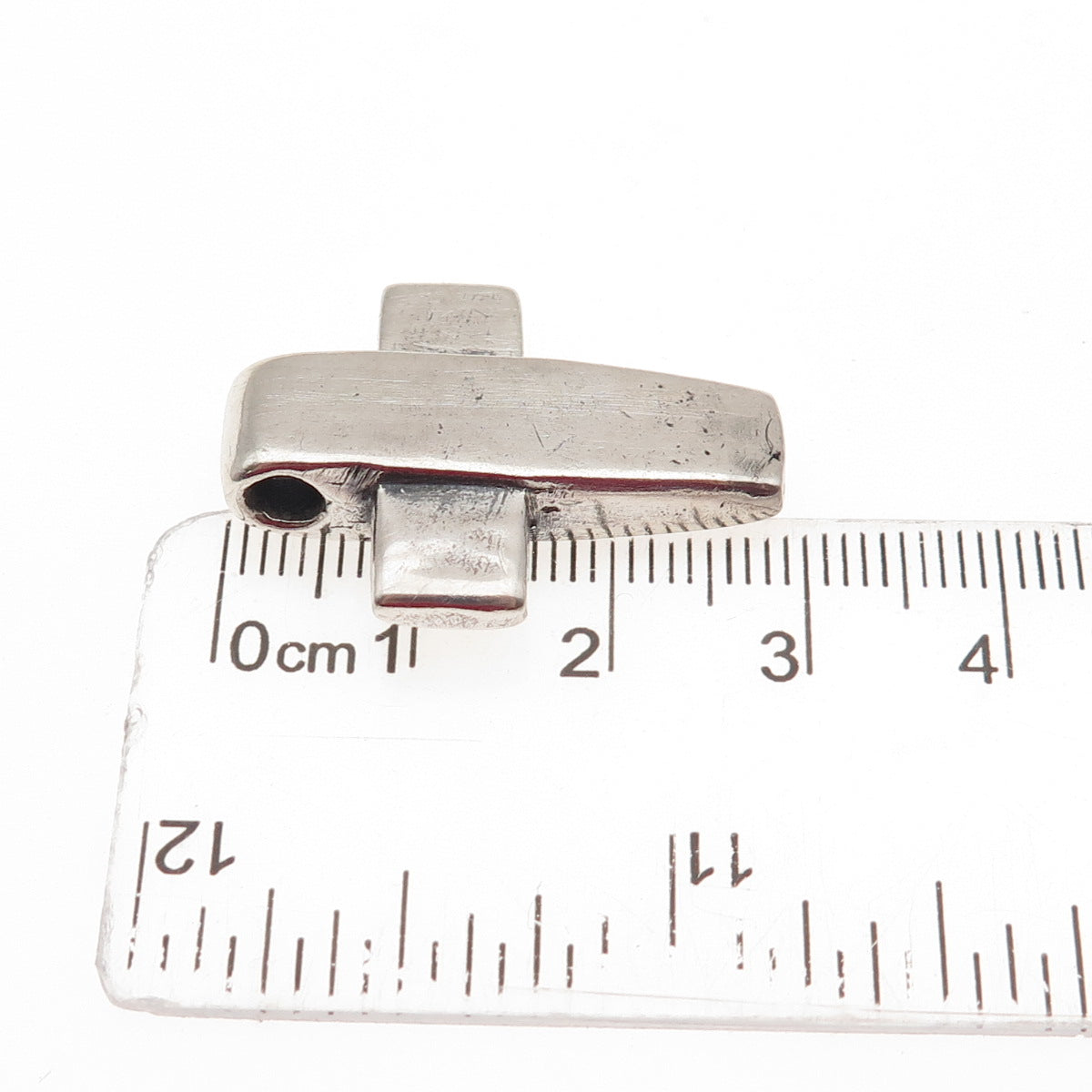 James Avery 925 Sterling Silver Vintage Modernist Cross Slide Pendant