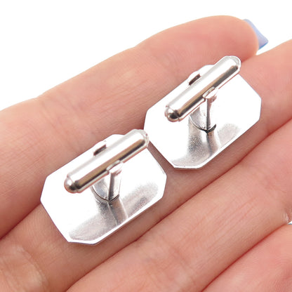 925 Sterling Silver Vintage Engraved Cufflinks