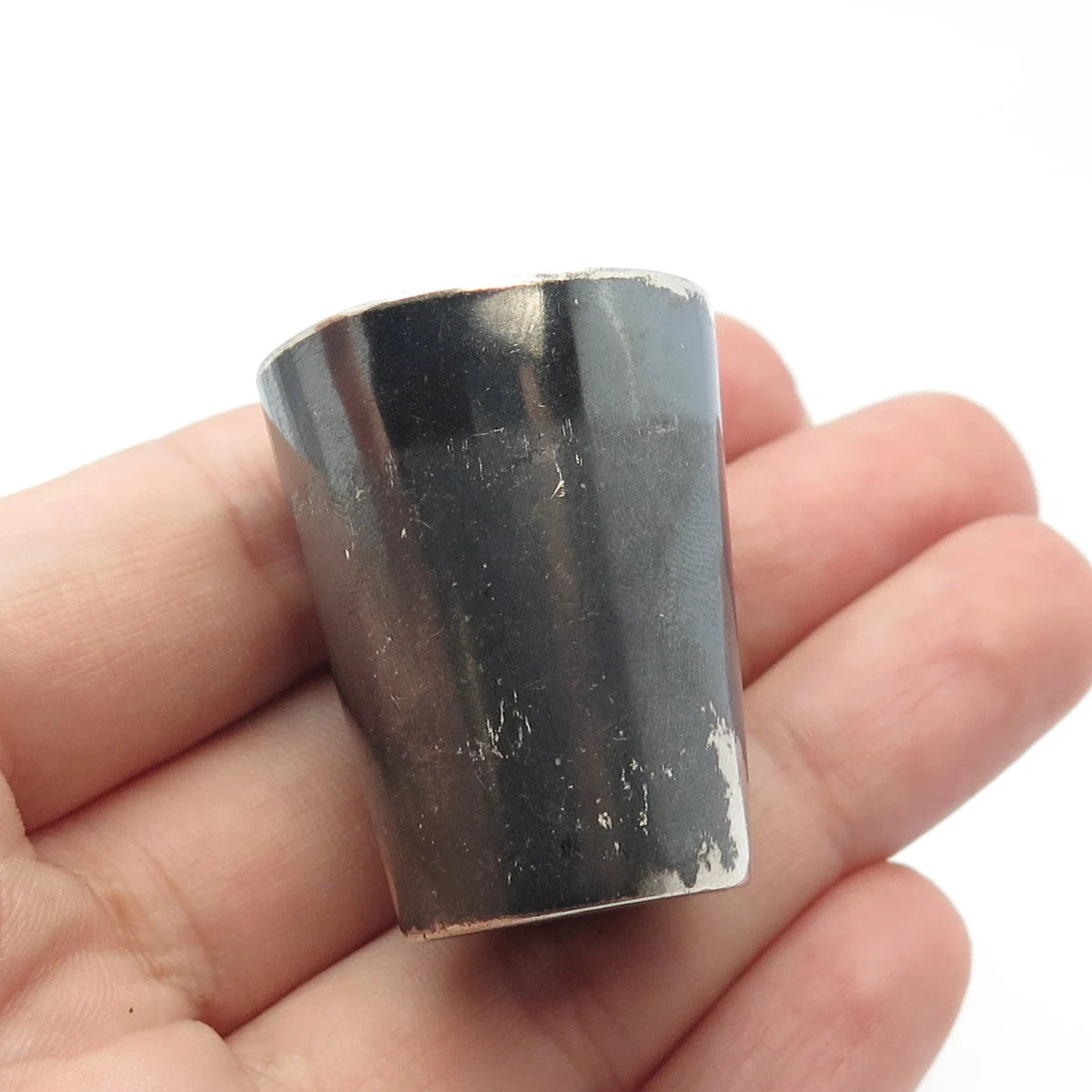 925 Sterling Silver Antique Enamel WWII "Kaiserslautern" Shot Glass