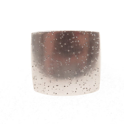 925 Sterling Silver Modernist Dotted Ring Size 7.25
