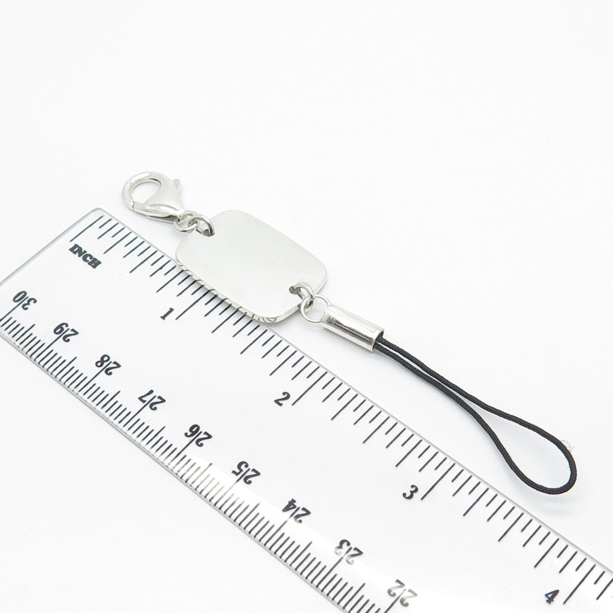 925 Sterling Silver Vintage Fob Key Holder
