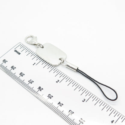 925 Sterling Silver Vintage Fob Key Holder