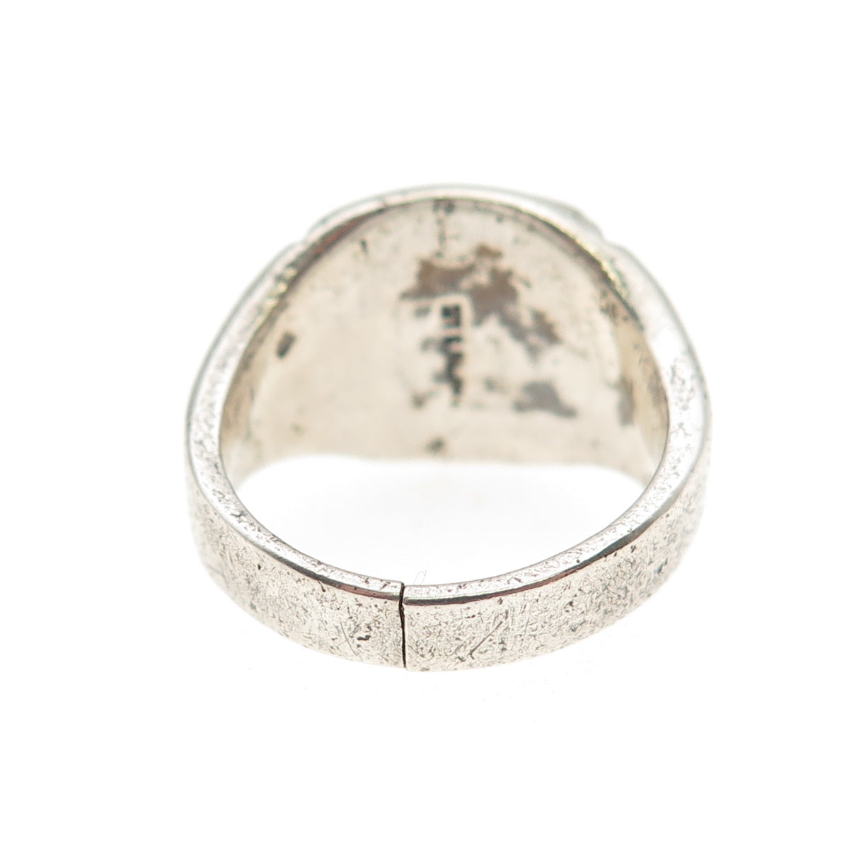 925 Sterling Silver Vintage 1962 Enamel Boody JH School Ring Size 7