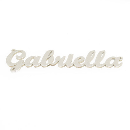 925 Sterling Silver "Gabriella" Personalized Centerpiece Pendant