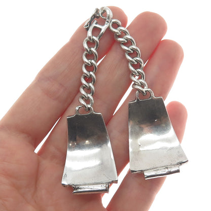 916 Silver Vintage Poland Real Multi-Turquoise Watch Band Bracelet 6"