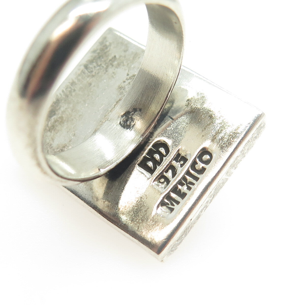 DOMINIQUE DINOUART 925 Sterling Silver Vintage Mexico Spiral/Maze Ring Size 6.5
