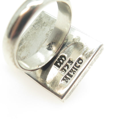 DOMINIQUE DINOUART 925 Sterling Silver Vintage Mexico Spiral/Maze Ring Size 6.5