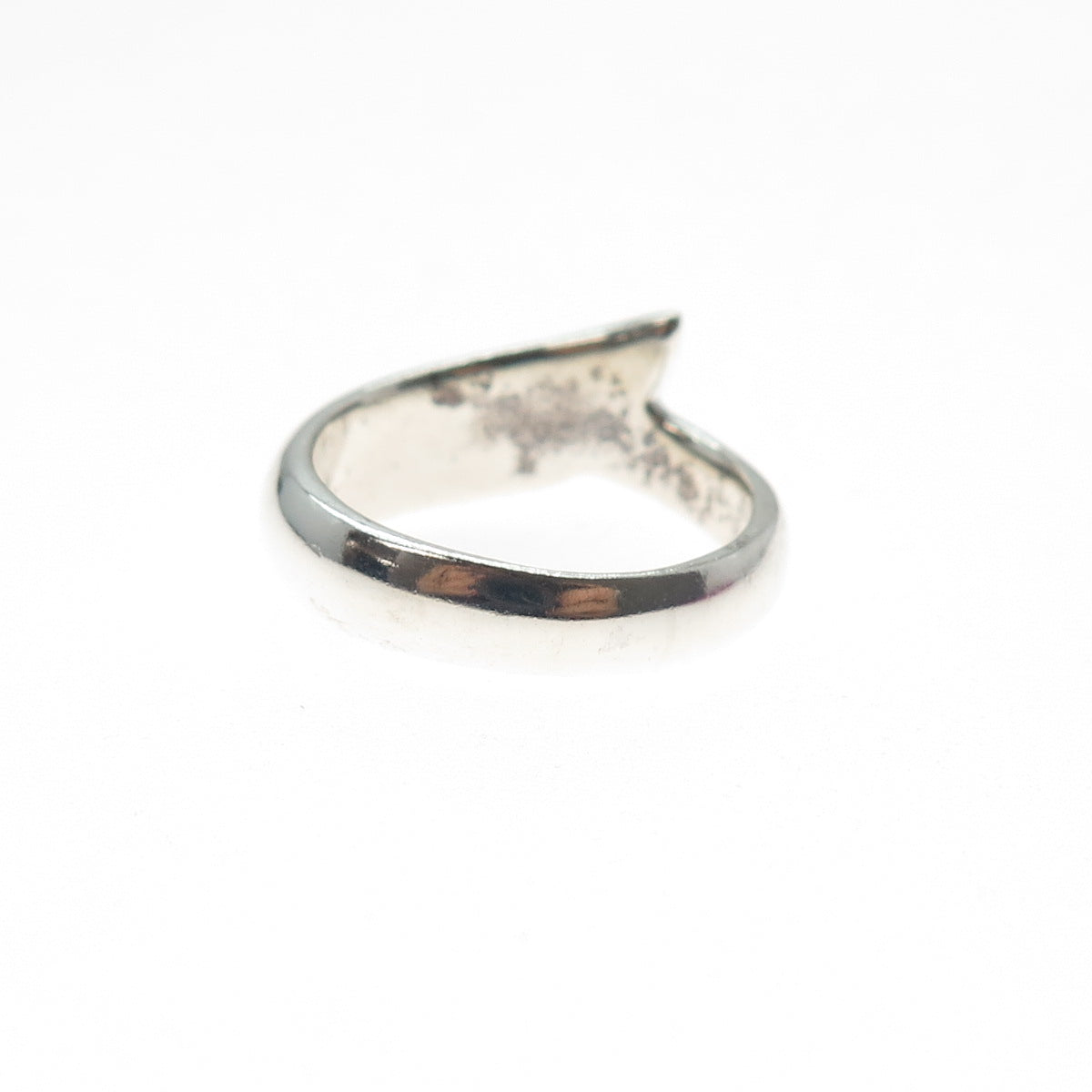 925 Sterling Silver Vintage Modernist Ring Size 6.75