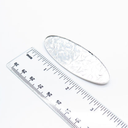 925 Sterling Silver Vintage C Prior Ornate Pin Brooch