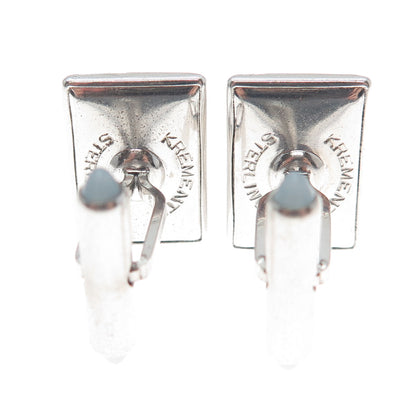 KREMENTZ 925 Sterling Silver Antique Art Deco Engraved Flower Cufflinks