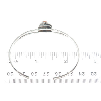 Old Pawn Sterling Silver Vintage Southwestern Agate Adjustable Bracelet 5.75"