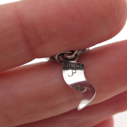 Pacific Jewelry 925 Sterling Silver Vintage Naval Officer's Cap Charm Pendant