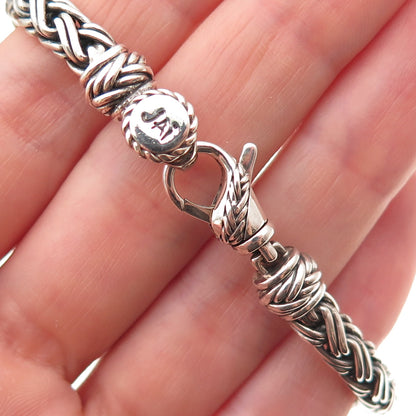 Jai by John Hardy 925 Sterling Silver Spiga Link Bracelet 7.25"