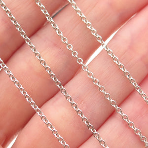 Tiffany & Co. Elsa Peretti 925 Sterling Silver Vintage Cable Chain Necklace 28"